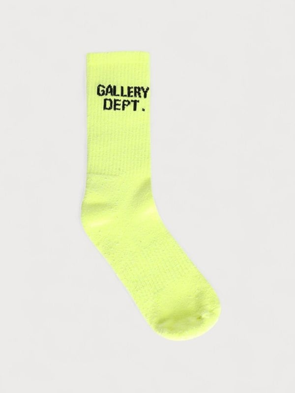 Gallery Dept. Clean Socks Flo Yellow - Mens