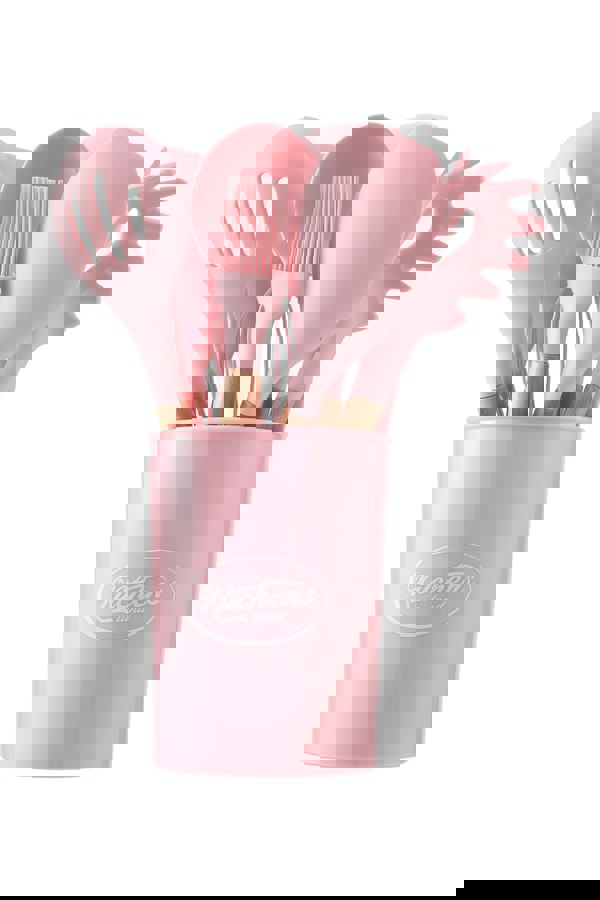 Living and Home 11-piece Silicone Kitchen Utensil Set for Nonstick Cookware Kitchenware Set