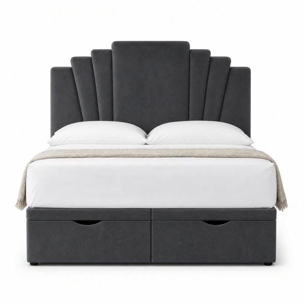 Great British Beds Harry Art Deco Divan Ottoman Bed