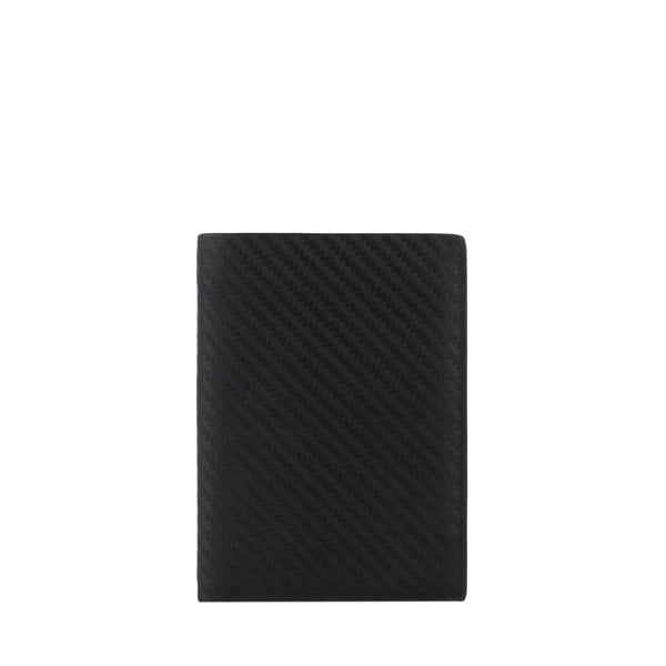 Dunhill bi-fold card wallet in carbon fibre patterning