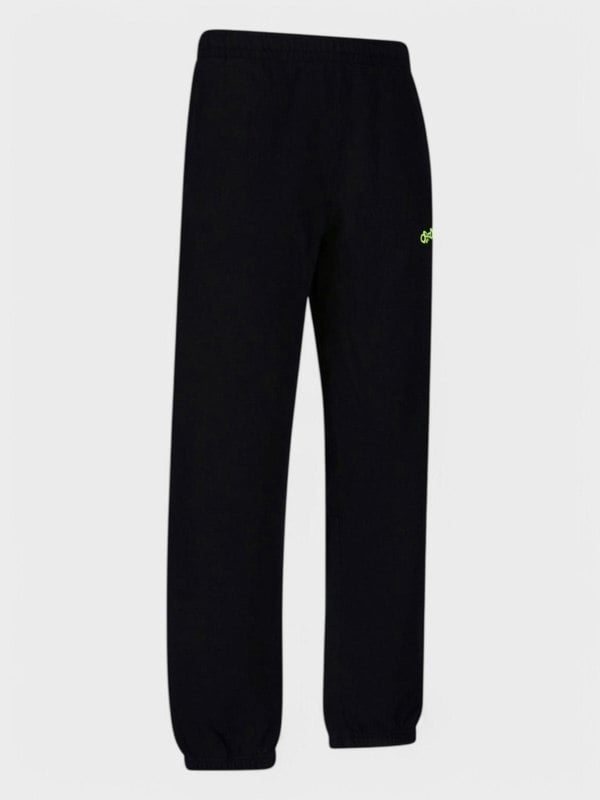 Off - White Opposite Arrow Slim Sweatpants 'Black/Lime' - Supplied FashionOff White