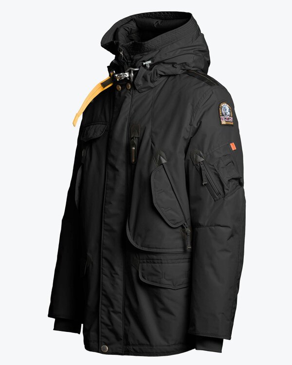 Parajumpers Right Hand Mens Hooded Down Jacket - Black 541