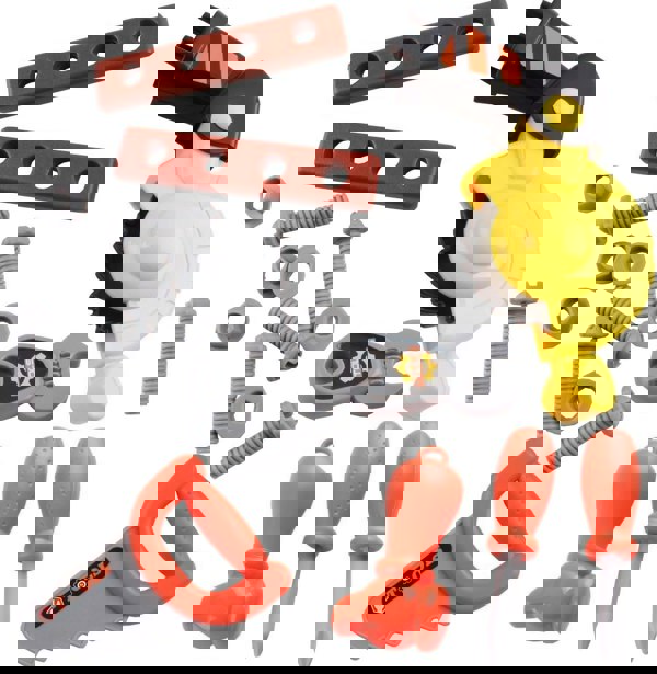 deAO Toys 2-in-1 Deluxe Portable Tool Work Bench Suitcase Play Set