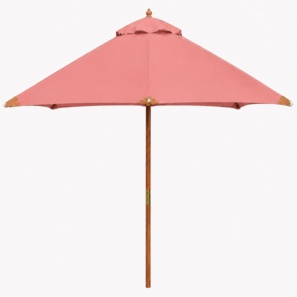 3m Premium Hardwood Garden Parasol Umbrella