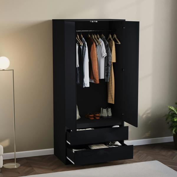 Vida Designs Glinton 2 Door 2 Drawer Wardrobe