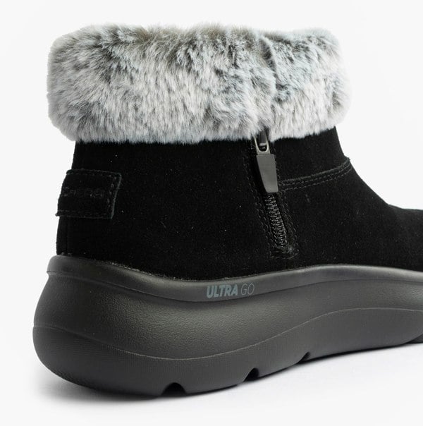 Skechers ON-THE-GO ENCORE - SNOW-CAPPE Womens Boots Black/Gray