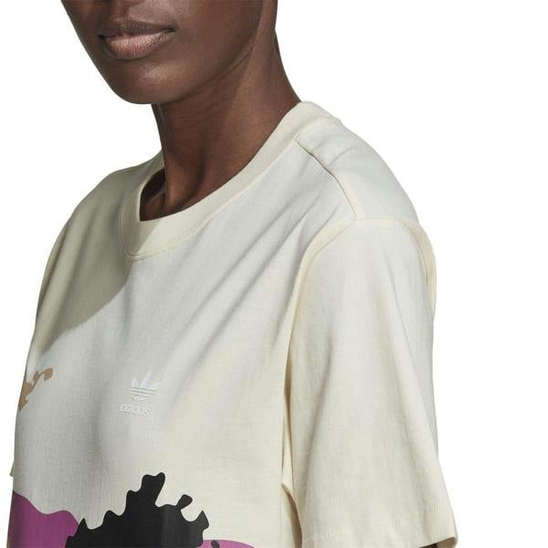 Adidas Unisex Adult Thebe Magugu Cotton T-Shirt - Natural - 