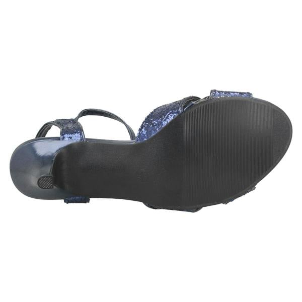 Anne Michelle Ladies Anne Michelle Peep Toe Mid Heel Sandal