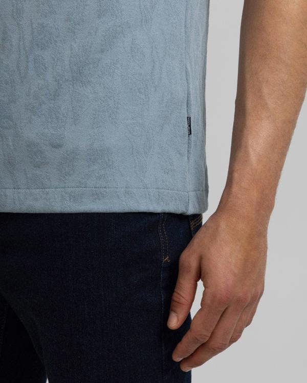 Steel & Jelly Norwood - Leaf Textured Polo Shirt