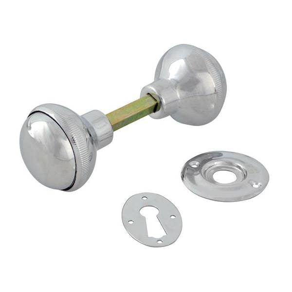 Yale Locks P405 Rim Knob - Chrome - 