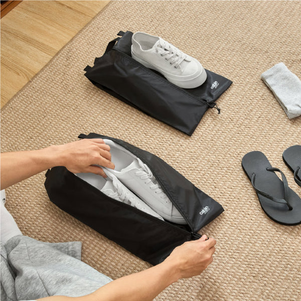 CabinZero Ultralight Shoe Bag L, Fits Shoes up to UK 13, Ultra Lightweight and Water Resistant Coating