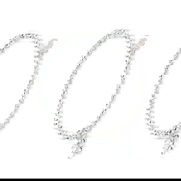 Butterfly on Silver Ball Bead Bracelet - MYLEE London