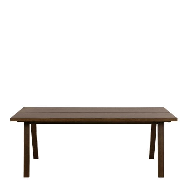 Wyld Haus Jyvaskyla 286cm 8 Seater Dark Oak Wood Rectangle Extendable Dining Table