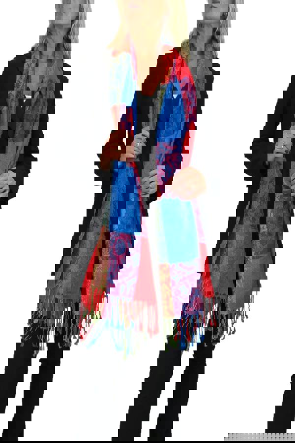 Paulo Due Paisley Design Pashmina-Style Scarf