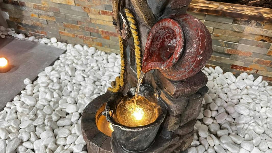 Tranquillity Water Features Rustic Jug Traditional Water Feature