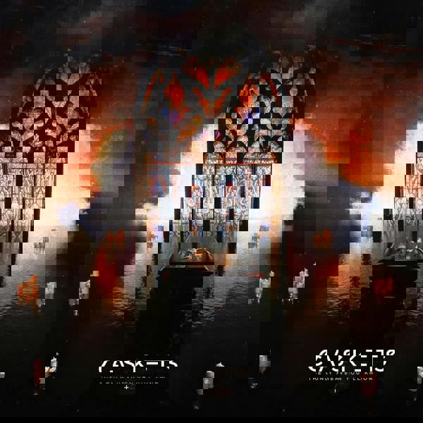 Caskets 'The Only Heaven You'll Know' LP Orange Sky Blue Splatter Vinyl with EXCLUSIVE HAND SIGNED PHOTO CARD