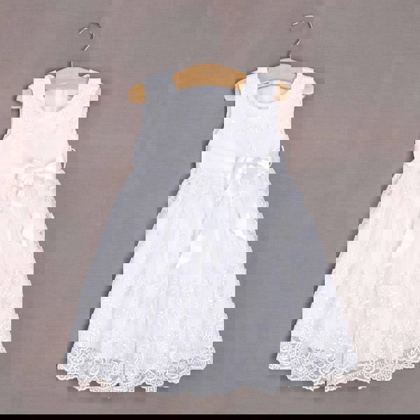 White dress on hanger