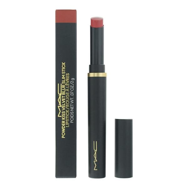 MAC Powder Kiss Velvet Blur Slim Stick Lipstick 2g - 877 Devoted to Chili