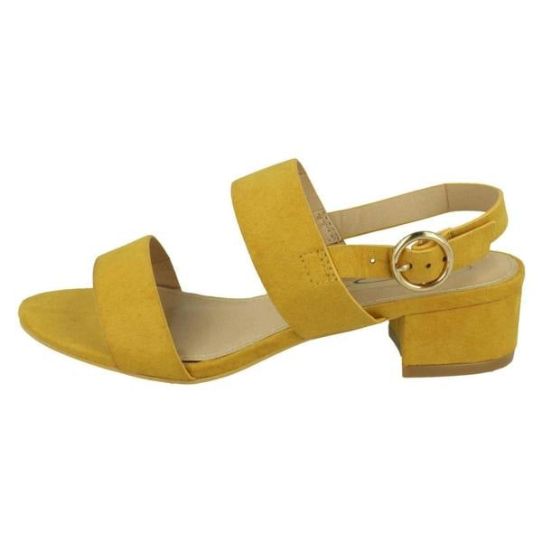 Spot On Ladies Spot On Block Heel Mules F12014