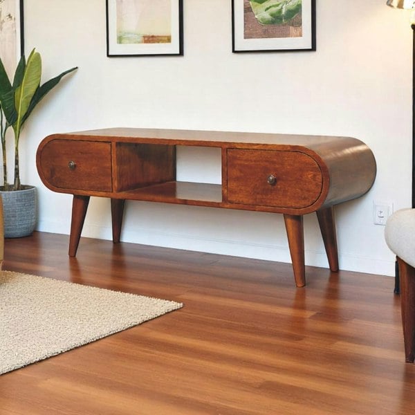 Artisan Furniture Solid Wood London Chestnut TV Stand