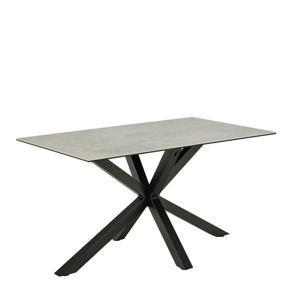 Furniture To Go Heaven Dining Table with Ceramic Grey Top 135cm