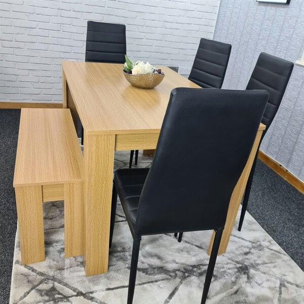Kosy Koala Dining Table Set with 4 Chairs Dining Room and Kitchen table set of 4, and Benches