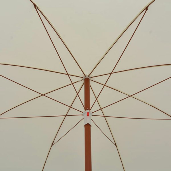Berkfield Parasol with Steel Pole 300 cm Sand