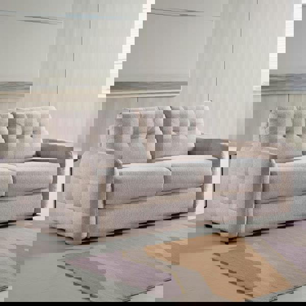 Furnishings For Less Aspen Fabric 3 Seater Manual Pull Out Large Sofa Bed Beige or Grey