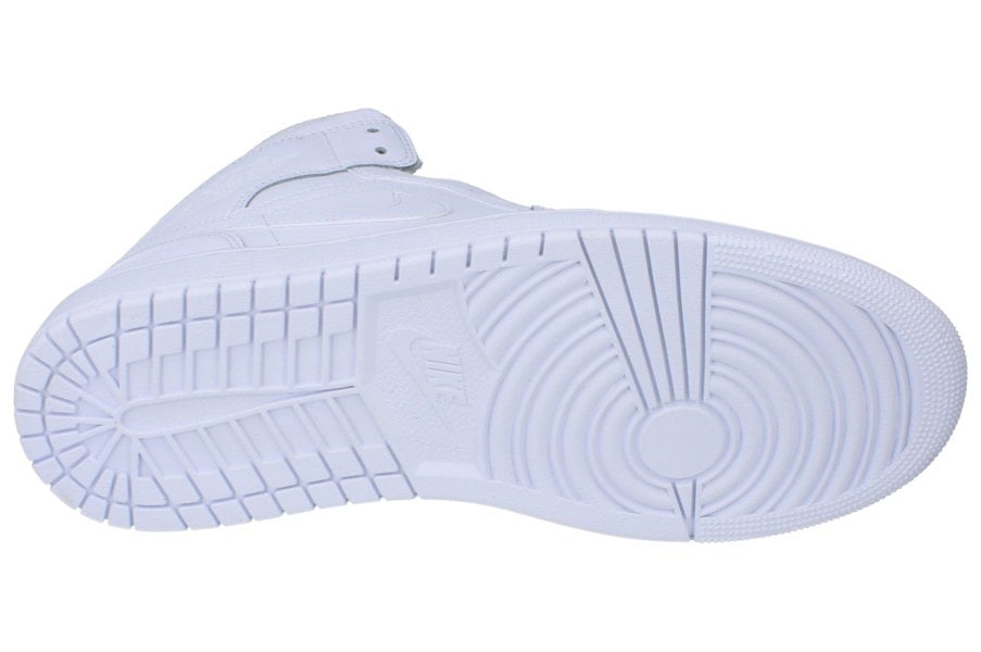 Nike Air Jordan 1 Mid Mens Hi Top Basketball Trainers 554724  136 - White White White 136 - Photo 4
