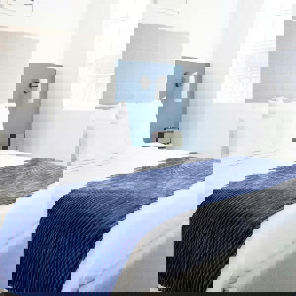 Emma Barclay Dakota Navy Blanket/Throw