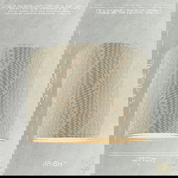 Duck Egg and Cream Geometric Designer Lamp Shade in Textured Jacquard Image 6