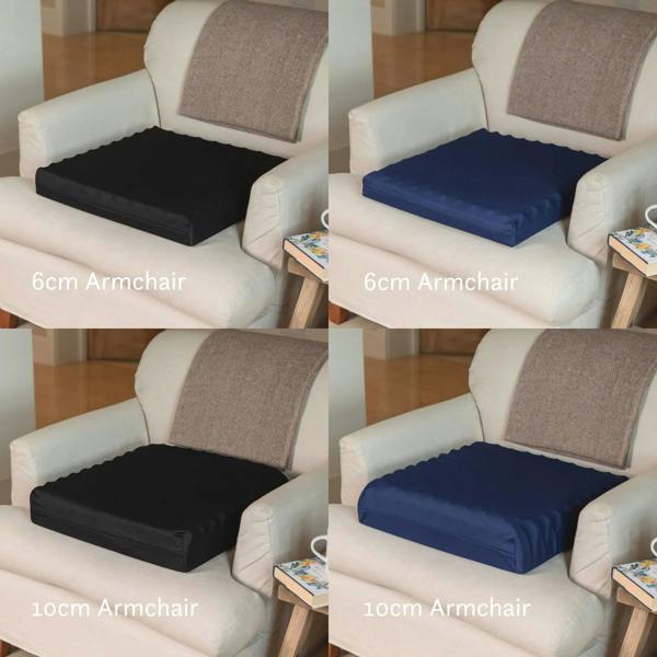 Sciatica Cushion for office, dining, sofa and car seats. Relieves pressure when sitting. Handmade in the UK. 