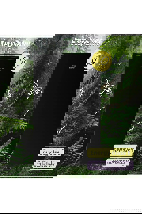 Living and Home Livingandhome RCUB0BL2(E) 60L Under-Counter Fridge, 48cm Upright Adjustable Thermostat, Reversible Door, 4-Star Freezer Rating, Black