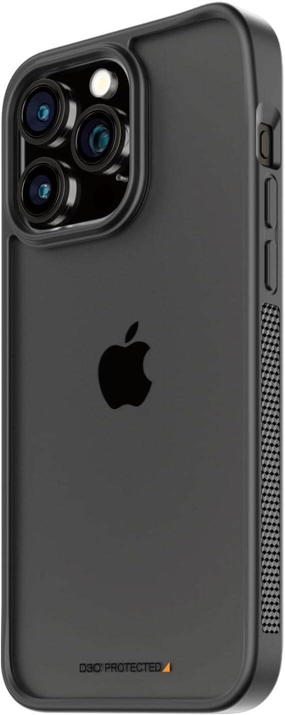 PanzerGlass Panzer Glass Military Grade Standard Clear Case for iPhone 15 Pro Max 6.7" Black Edition - 1179