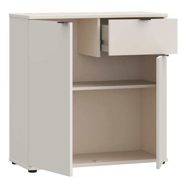 Furniture To Go Ganymede 2 Door Cupboard with Drawer in Sand
