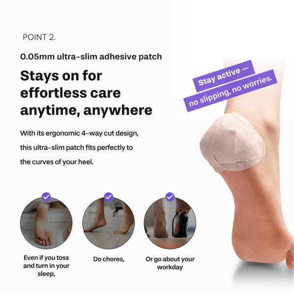 BAREN Shea Butter Sleeping Heel Patch 10pcs