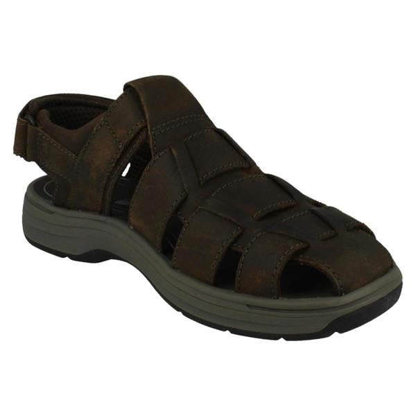 Clarks Mens Clarks Hook and Loop Enclosed Sandals Saltway Cove
