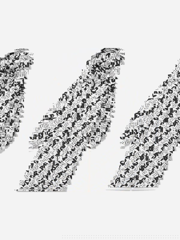 Dolce & Gabbana Kids All Over Logo Print Hooded Jacket