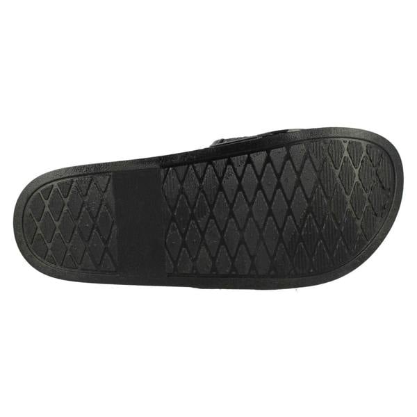 Spot On Ladies Spot On Flat Glitter Vamp Sliders