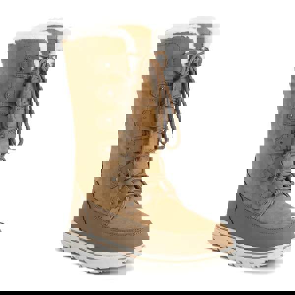 VIVA Polar Boot Women's Fleece Lined Snow Winter Hiking Durable Ankle Boots