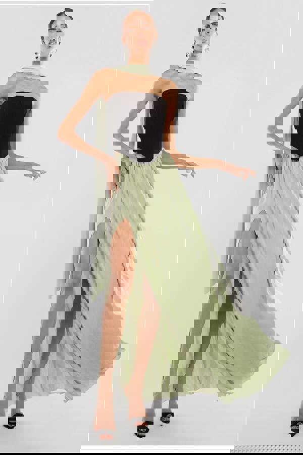 Side Split Soft Touch Maxi Skirt SK41