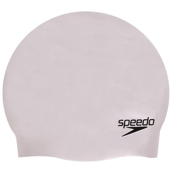 Speedo Unisex Adult Silicone Swimming Cap - Grey