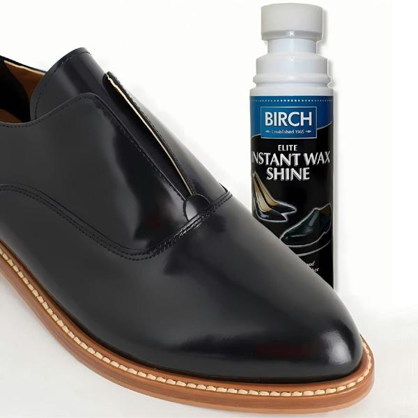 BIRCH Elite Instant Wax Shine - Quick Buff-Free Gloss for Shoes and Boots 75ml