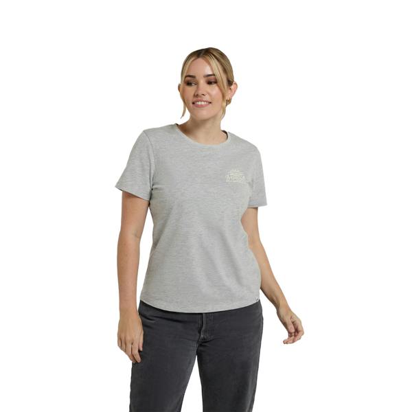 Animal Womens/Ladies Sunrise Carina Organic Cotton T-Shirt - Grey - 