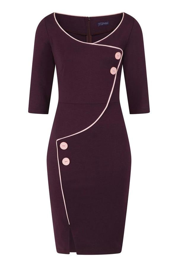 HotSquash Chelsea Dress with Buttons