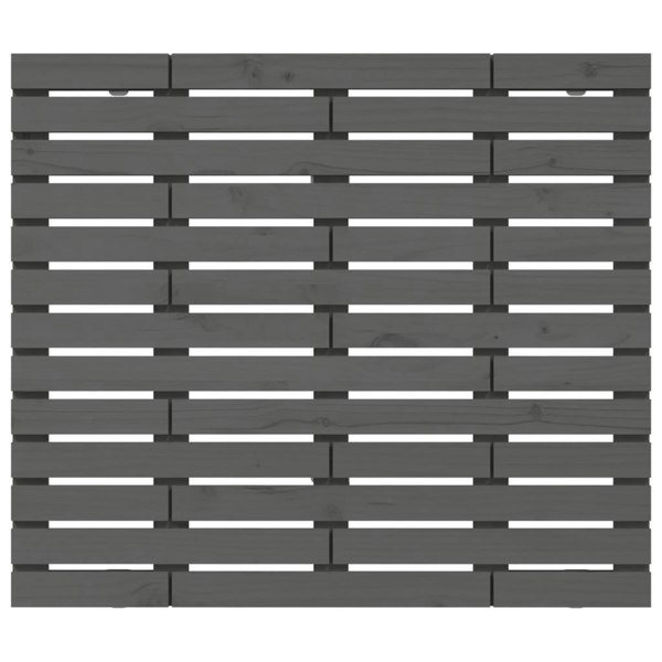 Berkfield Wall Headboard Grey 81x3x91.5 cm Solid Wood Pine