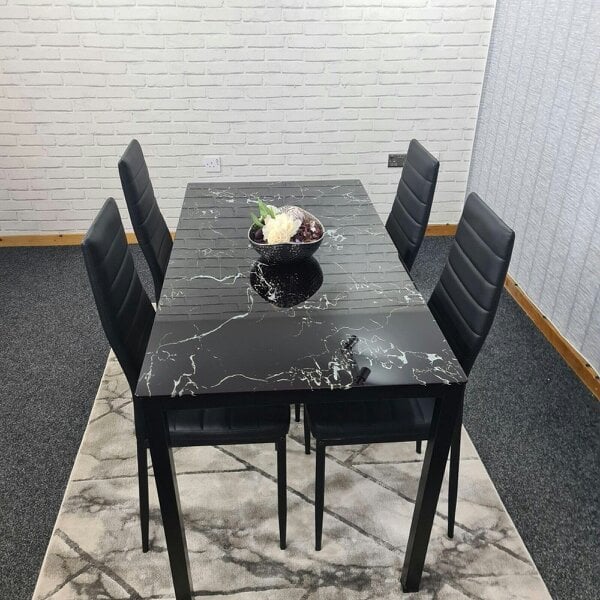 Kosy Koala Dining Table Set with 4 Chairs Dining Room, and Kitchen table set of 4