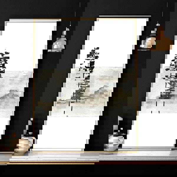 Scandinavian wall decor | set of 3 framed wall art