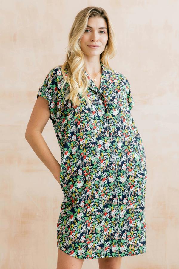 Lily & Me Dawn Nightshirt Mayflower Navy