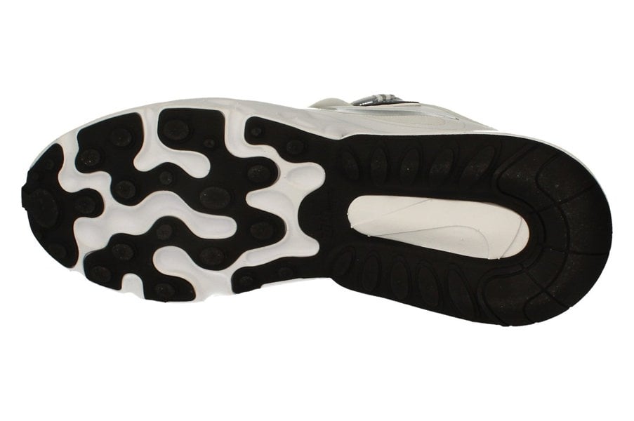 Nike Air Max 270 React Mens Cz7376  100 - White Metallic Silver Black 100 - Photo 4